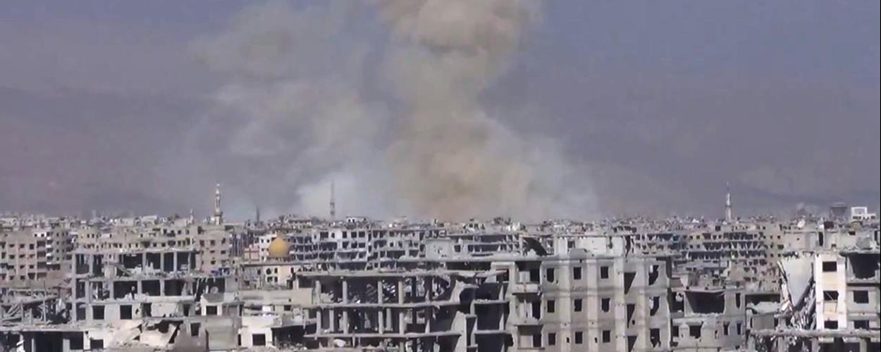 Ghouta under fire, February 2018